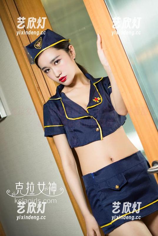 克拉女神-小沐 克拉女神 - 短裙与围裙:小沐的女仆套图让人有种说不出的想法。